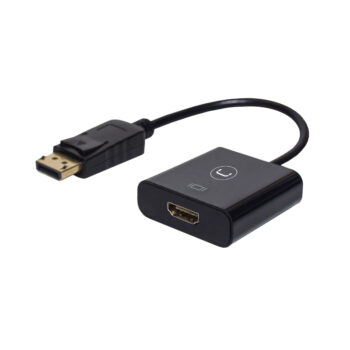 ADAPTADOR UNNO (AD3004BK) DISPLAY PORT A HDMI NEGRO