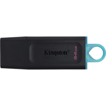 MEMORIA USB 64GB KINGSTON (DTX/64GB) USB 3.2 NEGRA