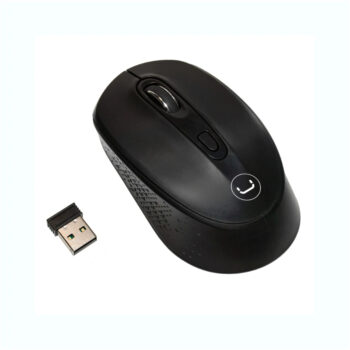 MOUSE UNNO CONTOUR (MS6528BK) WIRELESS 2.4GHZ/800-1200-1600 DPI NEGRO