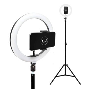 KIT UNNO DE LUZ (PH1802BK) ANULAR DE 10" PARA CELULAR O TABLET