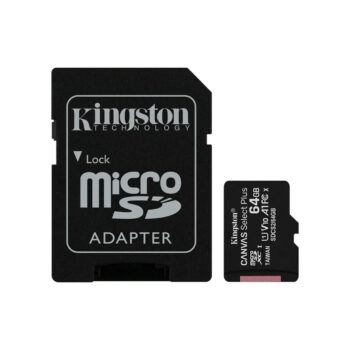 MEMORIA MICRO SD 64GB KINGSTON SDXC C10 (SDCS2/64GB)