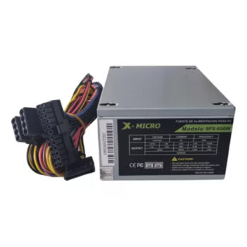 FUENTE PODER X-MICRO (SFX-650W) 650 WATTS SLIM