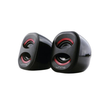 PARLANTE UNNO BRAZZA (SP9012RD) USB 2.0/JACK3.5MM 6W NEGRO CON ROJO