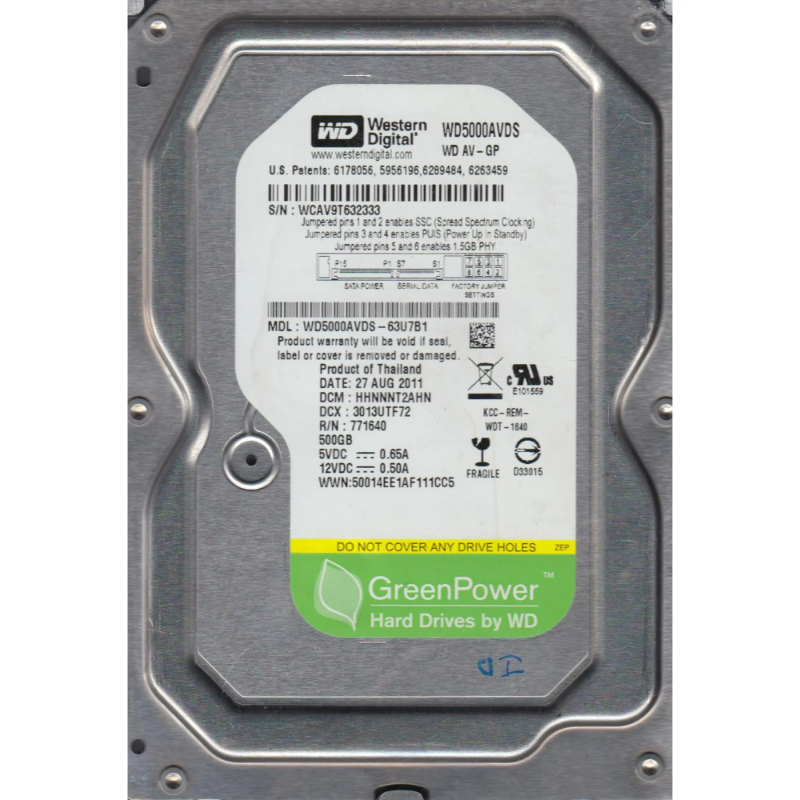 WD5000AVDS