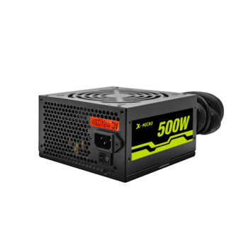 FUENTE PODER X-MICRO (XM500B) 500 WATTS 80+ BRONZE 110-230V