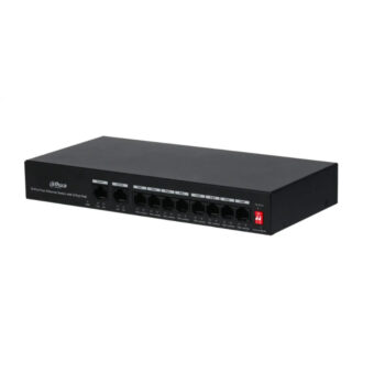 SWITCH DAHUA (PFS3010-8ET-65W) 10PTS 8POE/2PTS UPLINK 10/100 NO ADMINISTRABLE