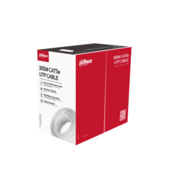 CABLE UTP DAHUA CAT5E 1000 FT BLANCO 100% COBRE