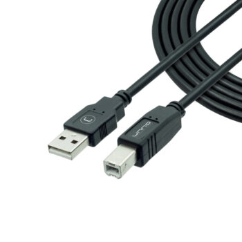 CABLE UNNO (CB4006BK) USB A/B 2.0 1.8M/6FT PARA IMPRESORA