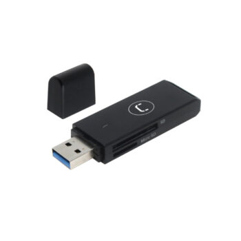 LECTOR DE MEMORIAS UNNO (CR1004BK) USB 3.0 NEGRA