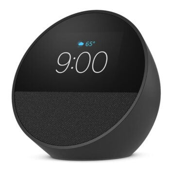 PARLANTE AMAZON ECHO SPOT SMART WIFI CON ALEXA/NEGRO