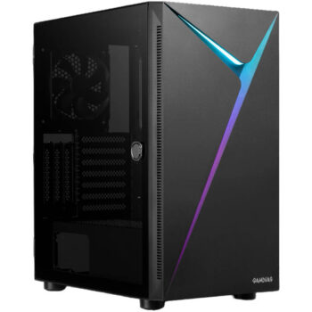 CASE GAMDIAS (ARGUS E4 ELITE) ATX VIDRIO TEMPERADO/NEGRO/1XABANICO