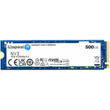 DD SOLIDO KINGSTON 500GB SNV3S M.2 2280 NVME PCIE 4.0