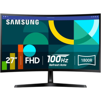 MONITOR SAMSUNG 27" (S27D366GAN) CURVO FHD 100HZ VGA/HDMI NEGRO
